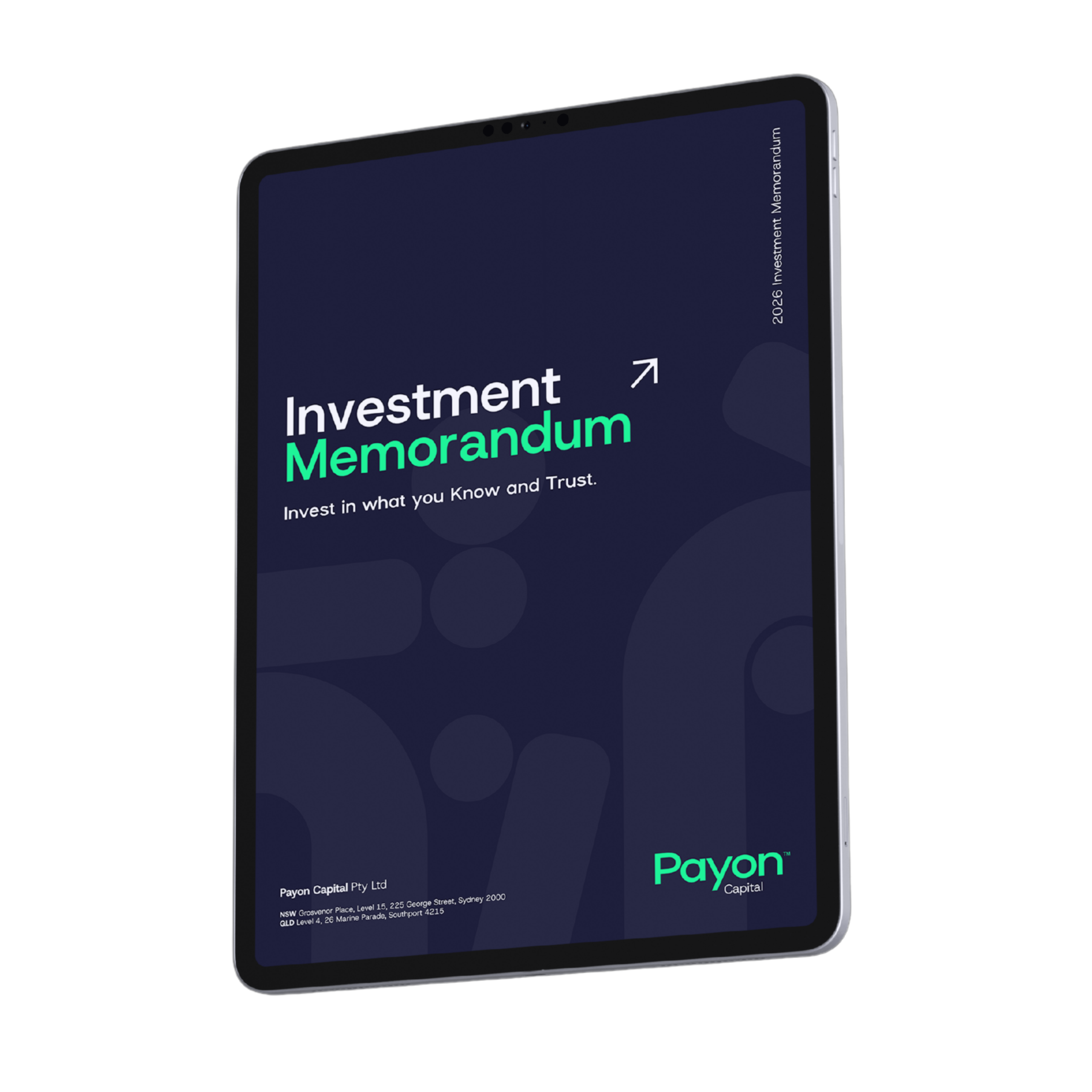 Investment Memorandum document cover