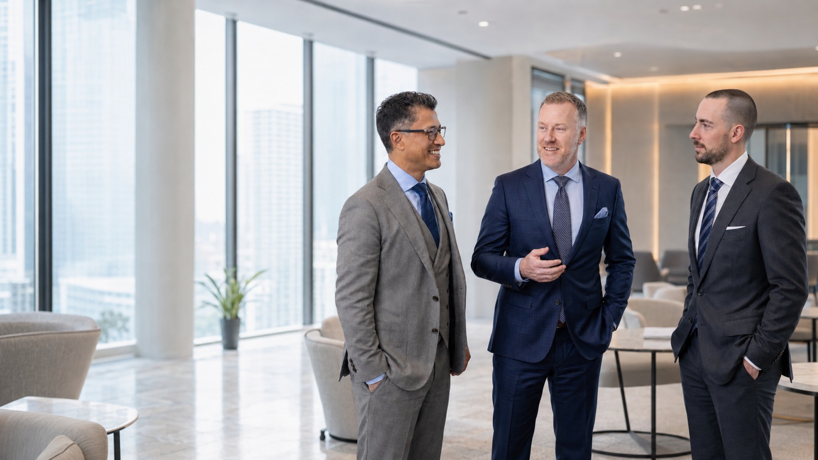 Payon Group leadership team in conversation — Sydney office